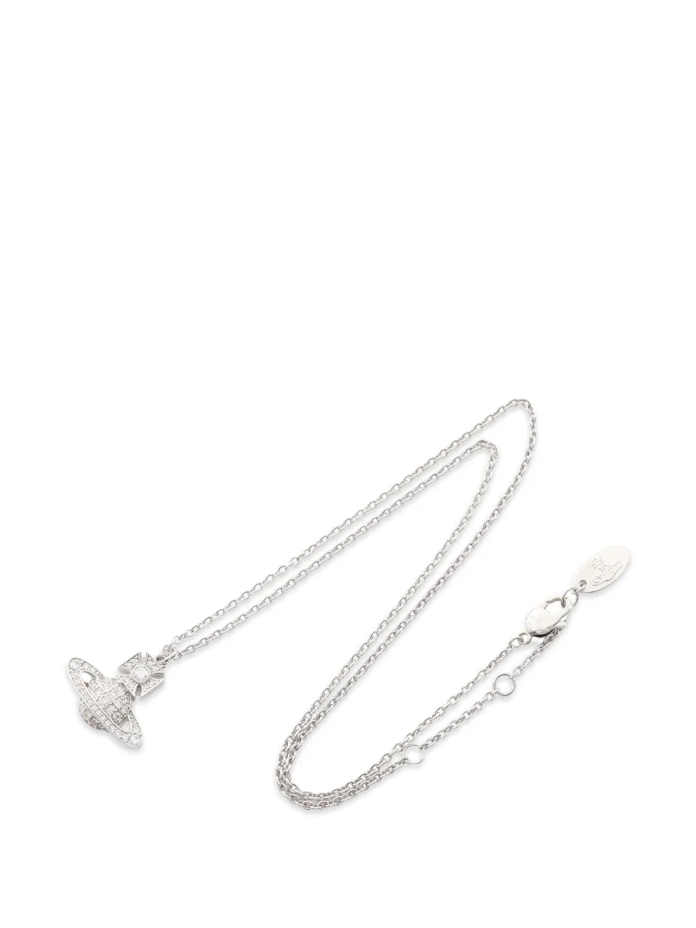 Vivienne Westwood Pre-Owned Collana con pendente Carmela Orb anni 2020 - Argento