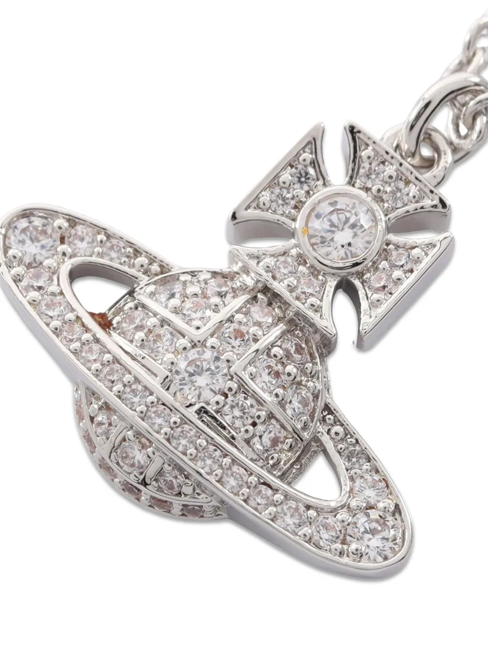 Vivienne Westwood Pre-owned 2020s Carmela Orb Pendant Necklace in Silver, view 2