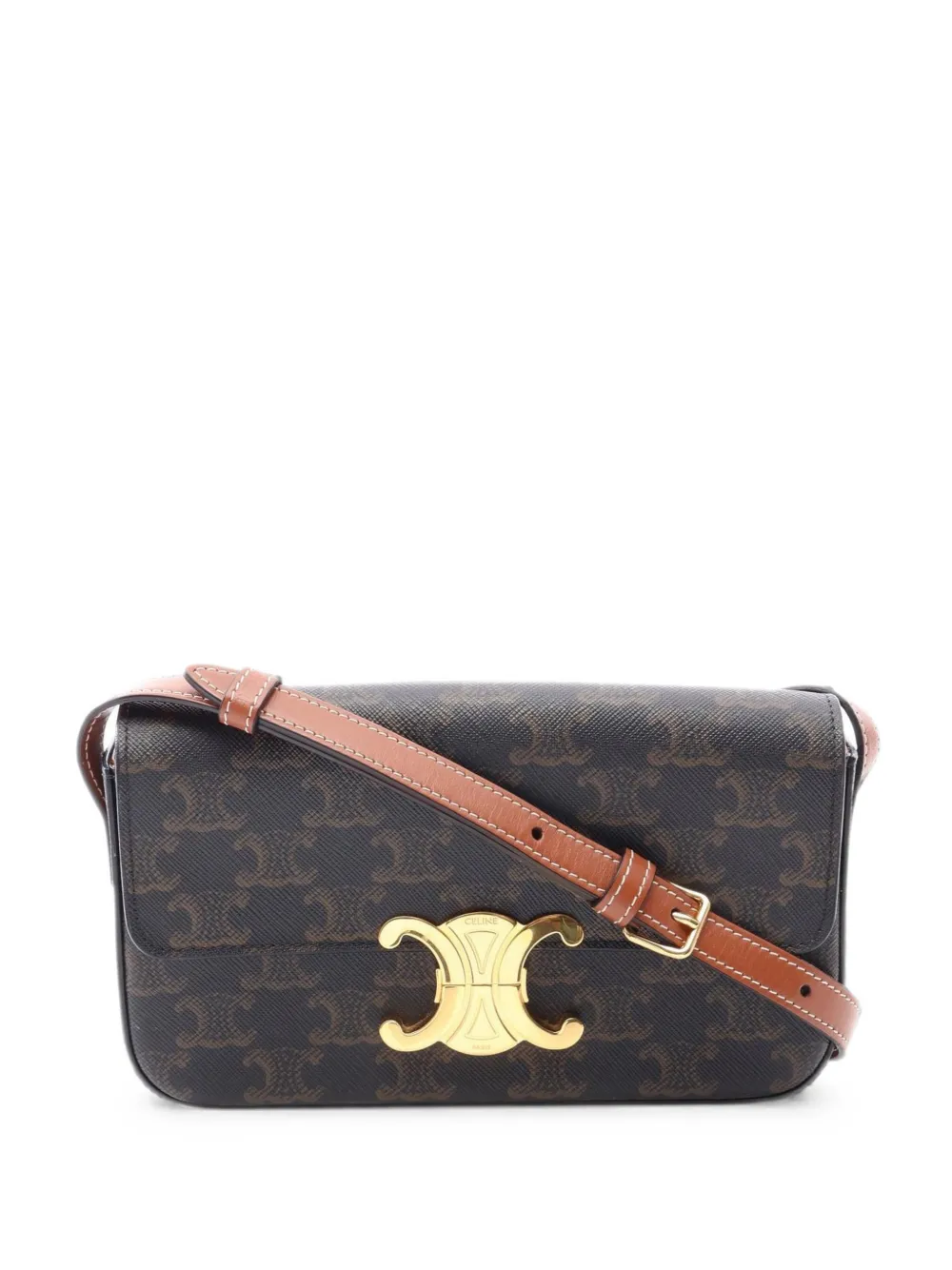 Celine Pre-Owned 2010s Claude shoulder bag - Brown
