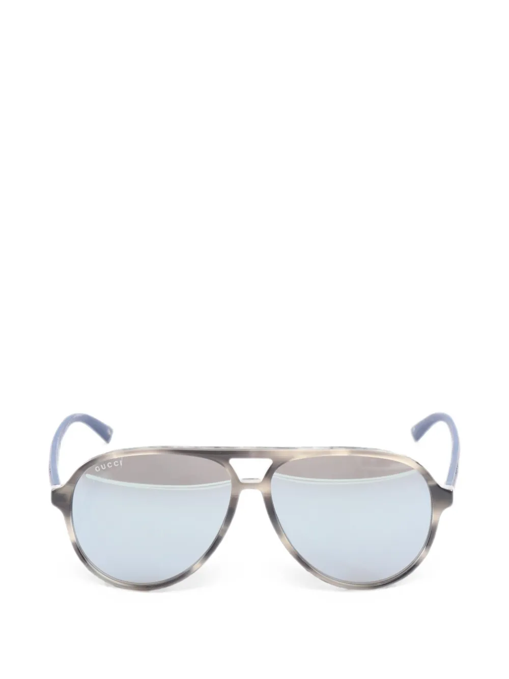 Gucci Pre-Owned 2020s pilot-frame sunglasses - Grigio