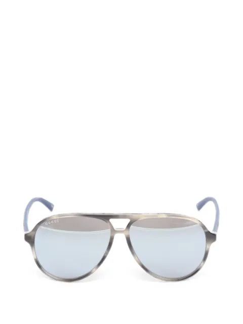 Gucci Pre-Owned 2020s pilot-frame sunglasses