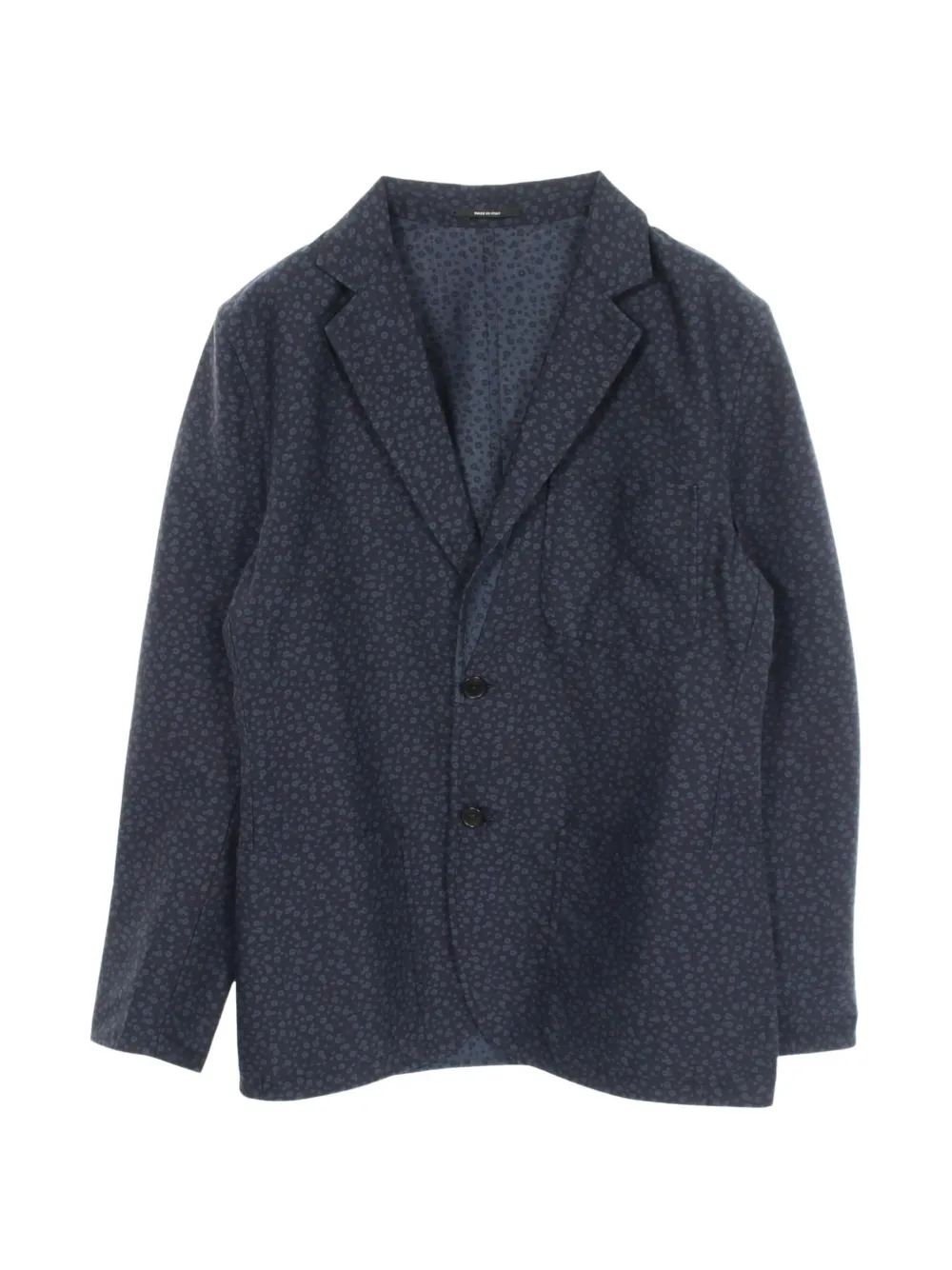 Hermès Pre-Owned 2010s floral reversible blazer - Blau