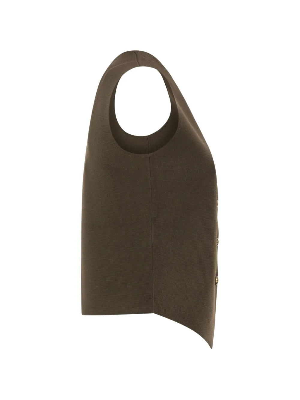 Max Mara Gebreide gilet met knoopsluiting Groen