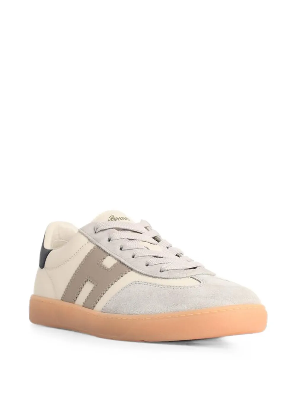 Hogan Cool suede-panelled sneakers Beige