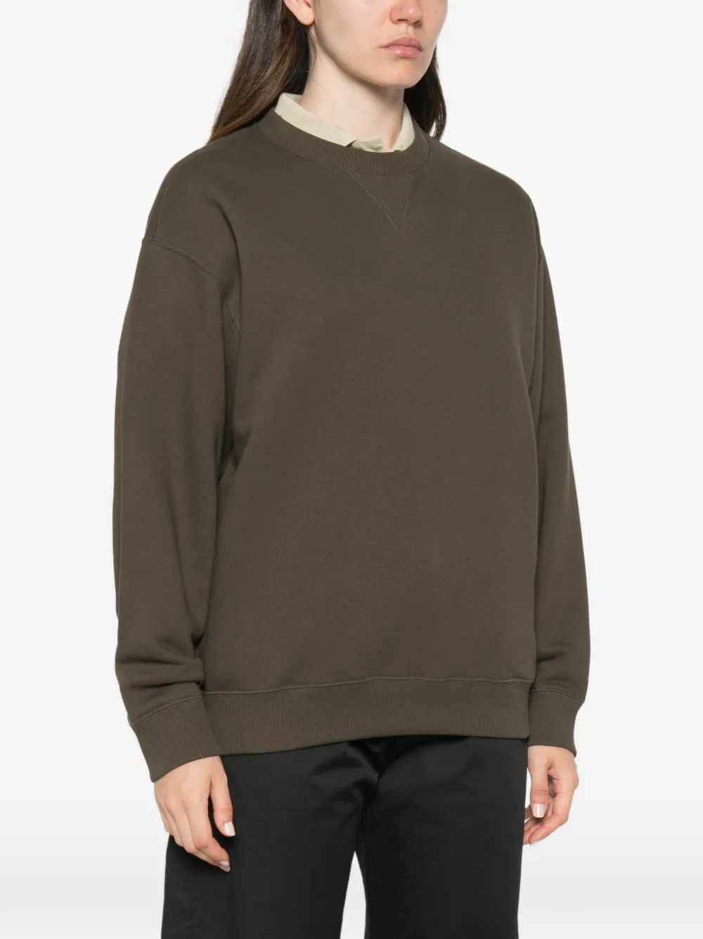 Jil Sander Trui met logoprint Groen