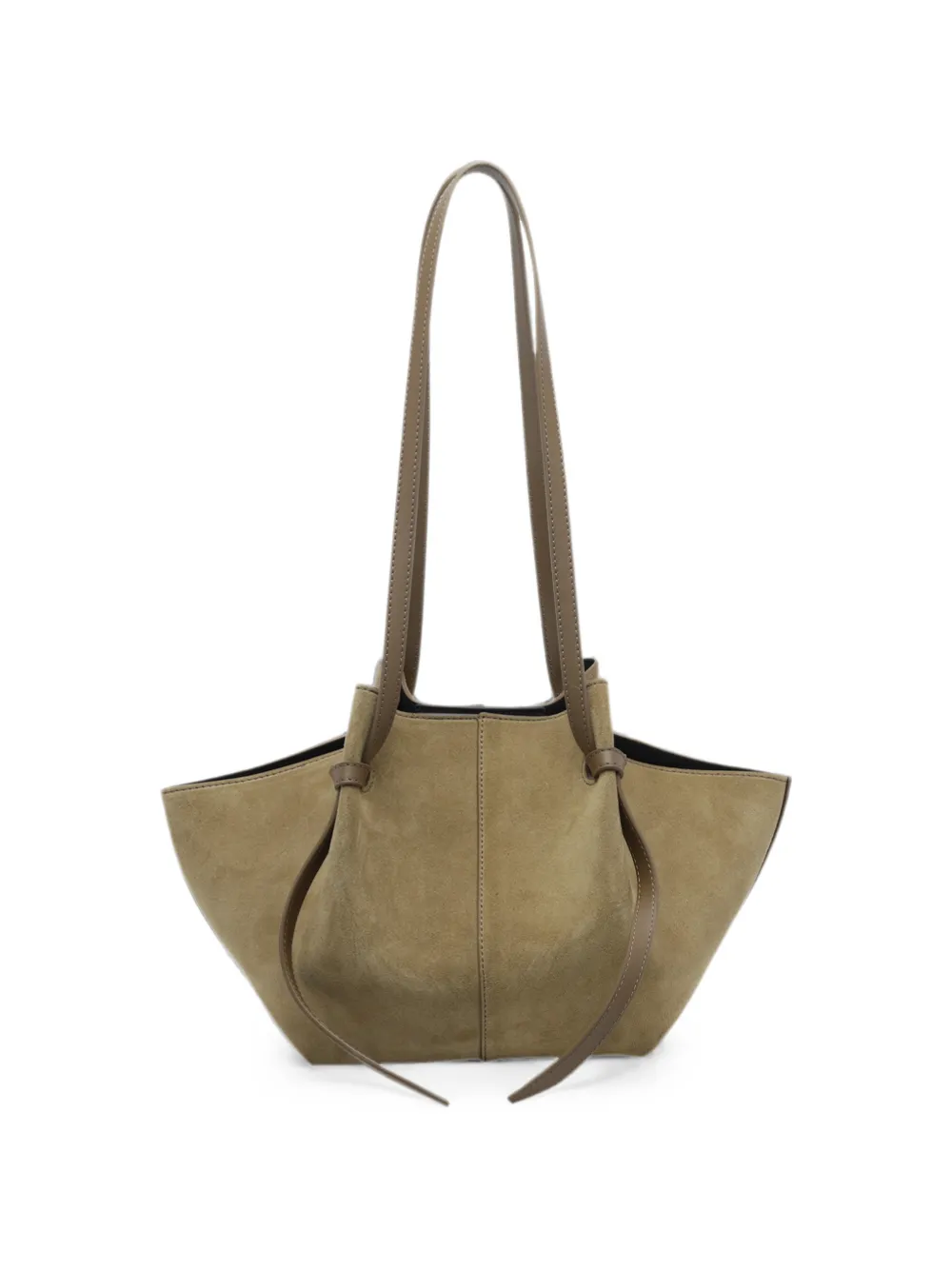 Yuzefi Mochi suede shoulder bag - Marrone