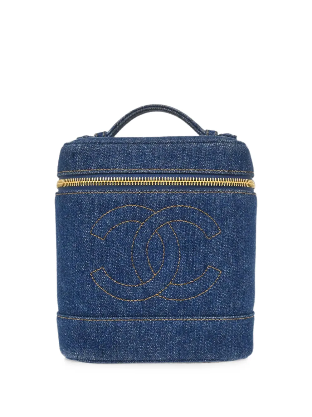 CHANEL Pre-Owned 1997 Timeless makeup bag - Blu