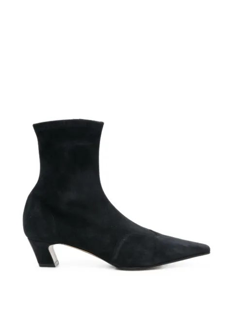 KHAITE Nevada stretch heeled ankle boots