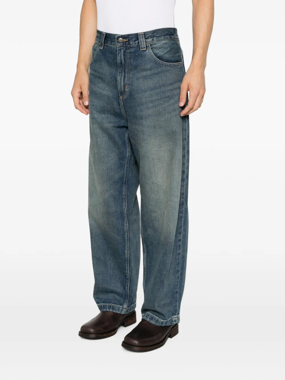 Carhartt WIP Brandon loose-fit jeans Blauw
