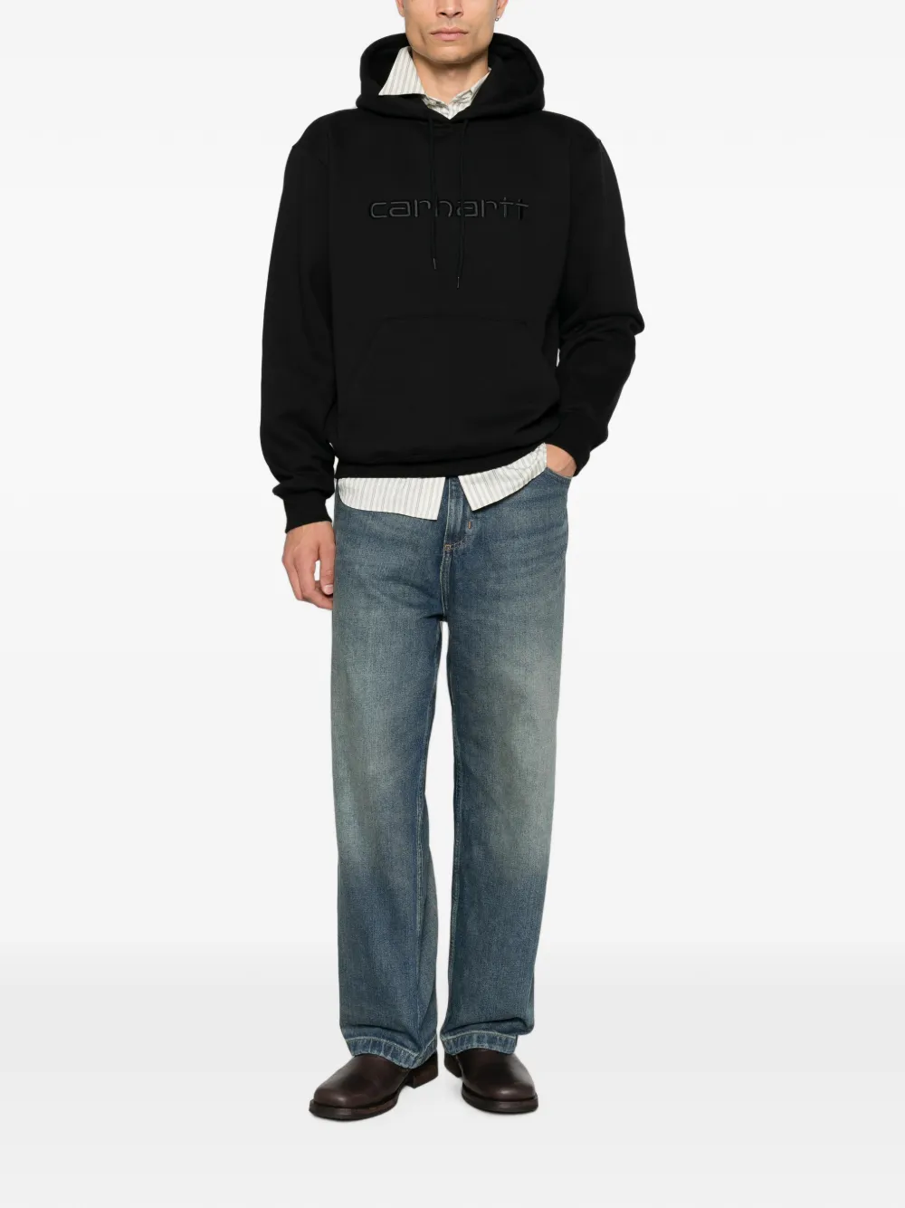 Carhartt WIP Brandon loose-fit jeans Blauw