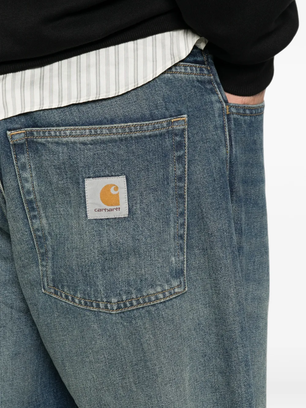 Carhartt WIP Brandon loose-fit jeans Blauw