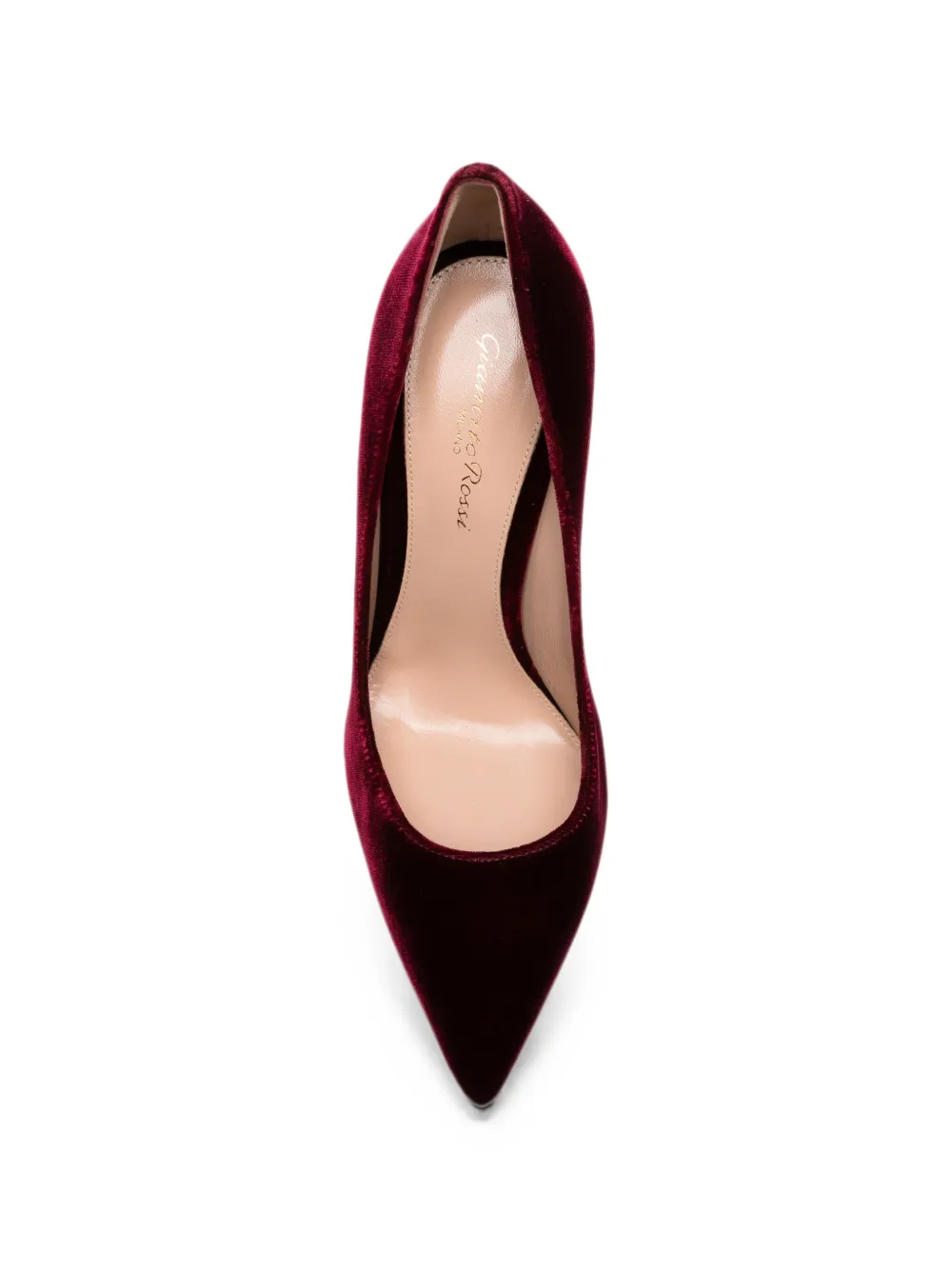 Gianvito Rossi Gianvito velvet pumps Rood