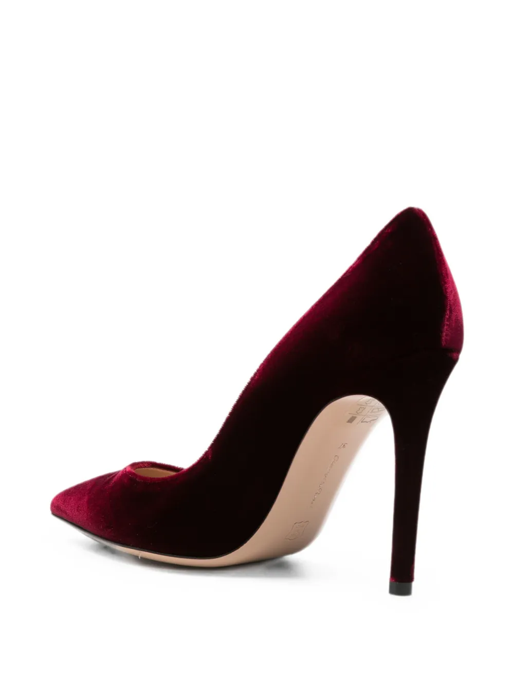 Gianvito Rossi Gianvito velvet pumps Rood