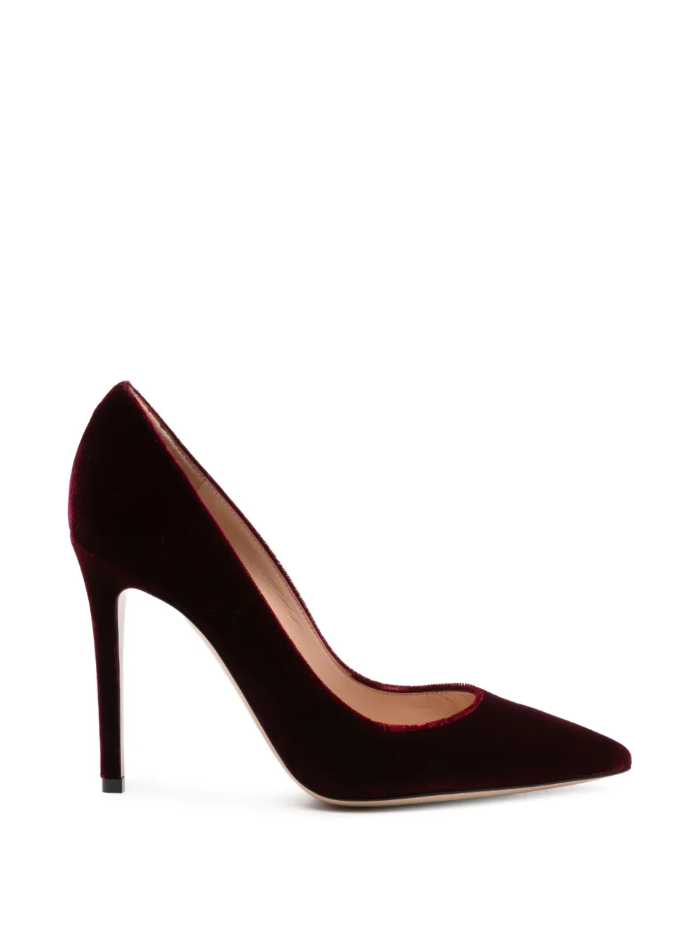 Gianvito Rossi Gianvito velvet pumps Rood