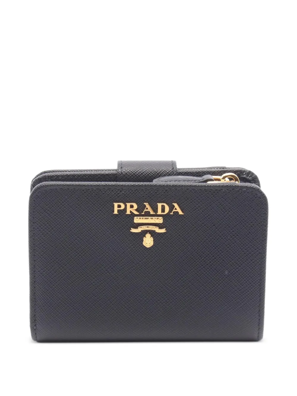 Prada Pre-Owned Saffiano Metal bi-fold wallet - Schwarz