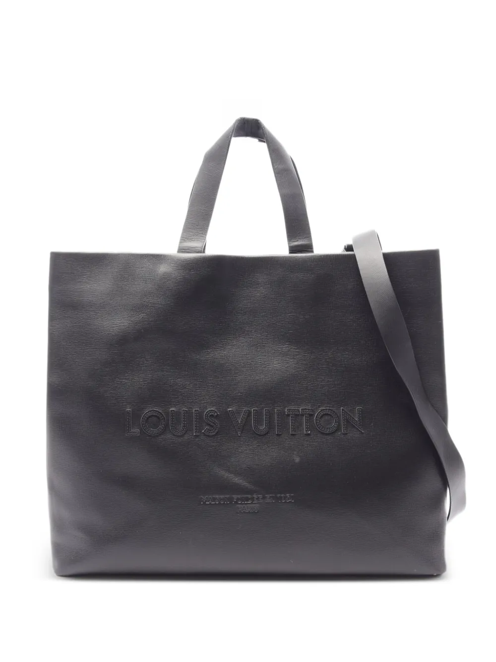 Louis Vuitton Pre-Owned 2010s MM leather tote bag - Black
