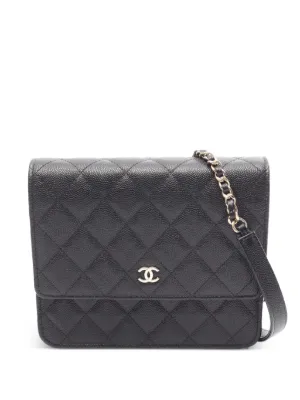 CHANEL Pre-Owned キルティング サングラス | ブラック | FARFETCH JP