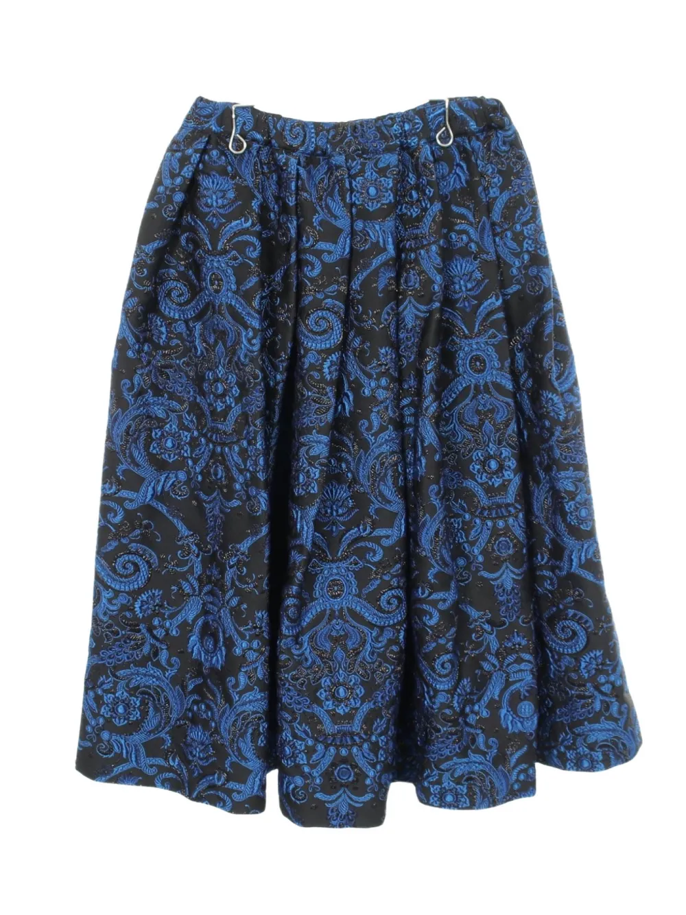 Comme Des Garçons Pre-Owned Gonna midi a fiori anni 2010 - Blu