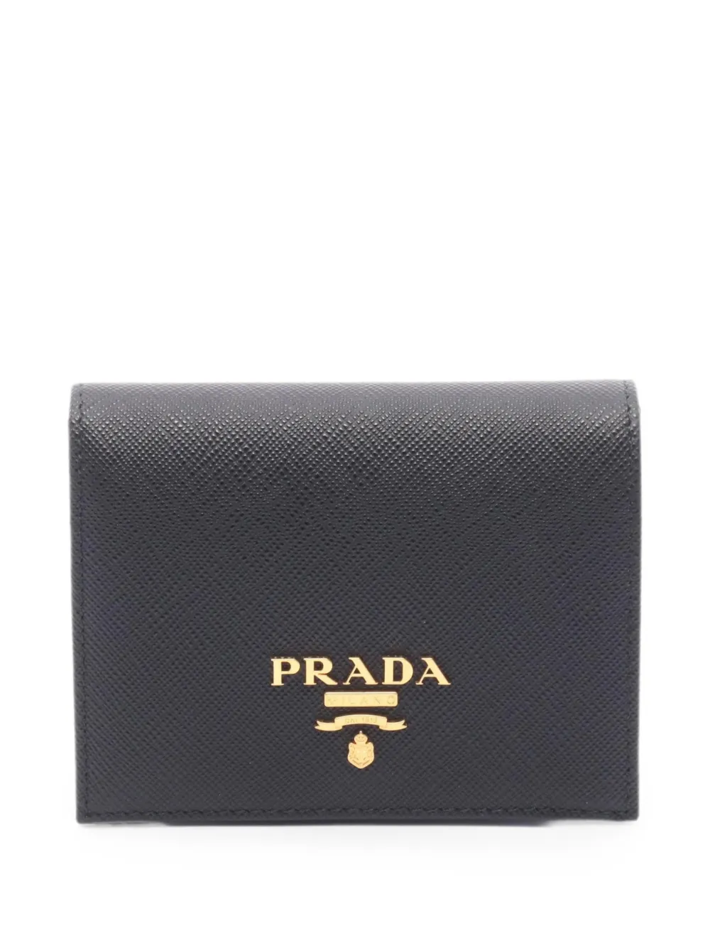 Prada Pre-Owned 2020s Saffiano-leather bi-fold wallet - Schwarz