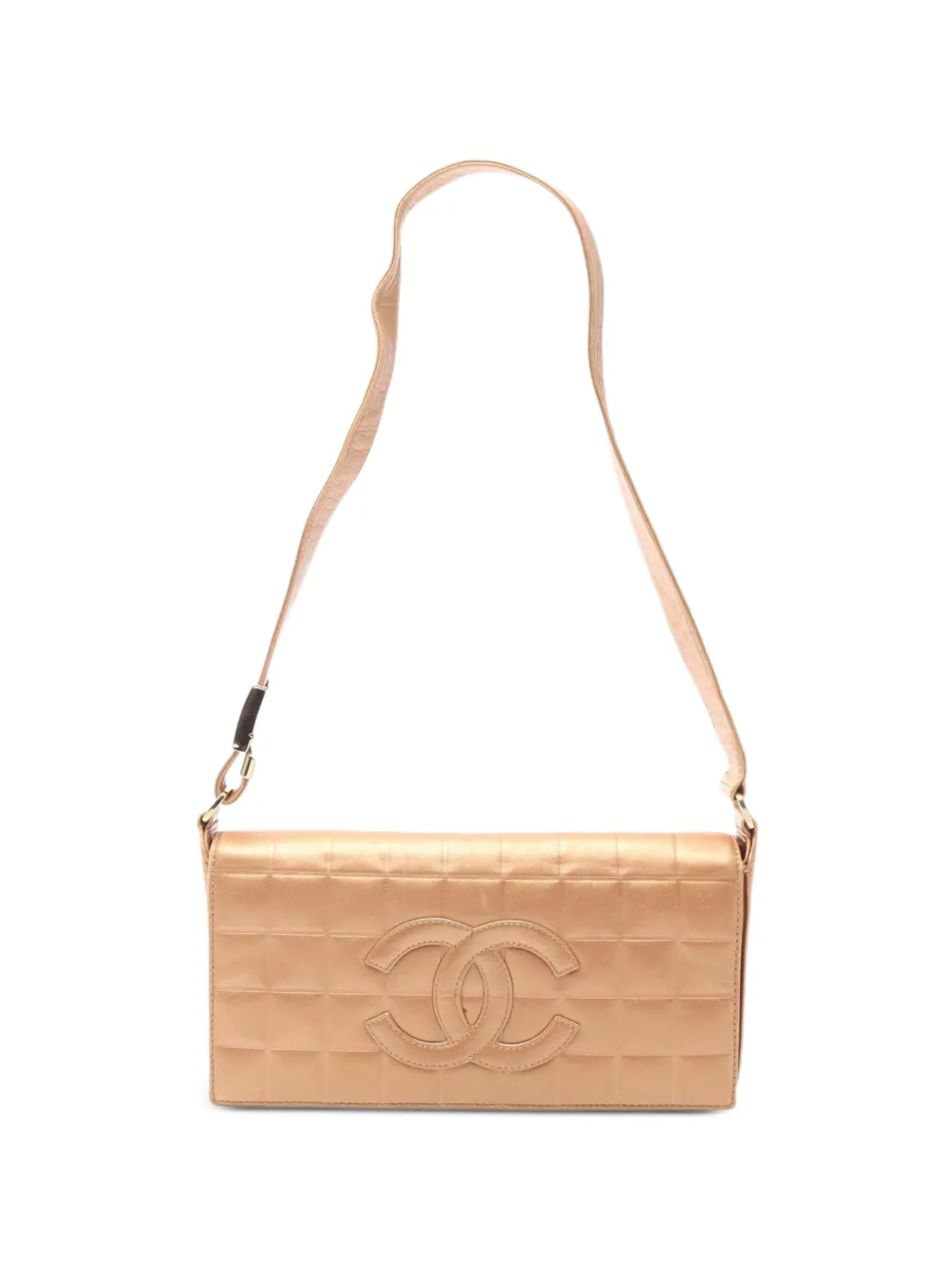 CHANEL Pre-Owned 2002-2003 Chocolate Bar shoulder bag - Oro