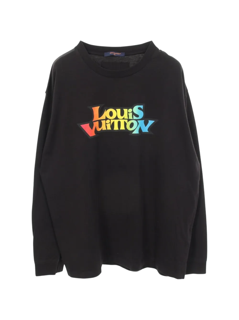 Louis Vuitton Pre-Owned 2010s Fade Printed lomg-sleeve T-shirt - Nero