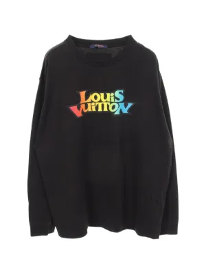 Louis Vuitton Pre-Owned 2000s Fade logo-print long-sleeve T-shirt