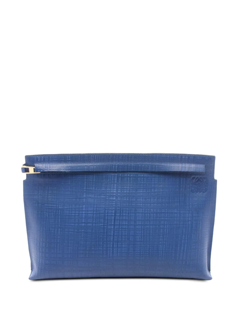 Loewe Pre-Owned 2000s Anagram T Pouch clutch bag - Blau