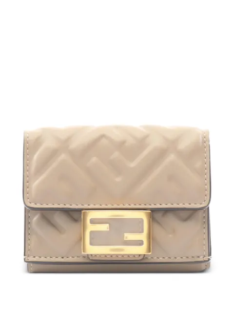 Fendi Pre-Owned 2020s FF logo trifold wallet