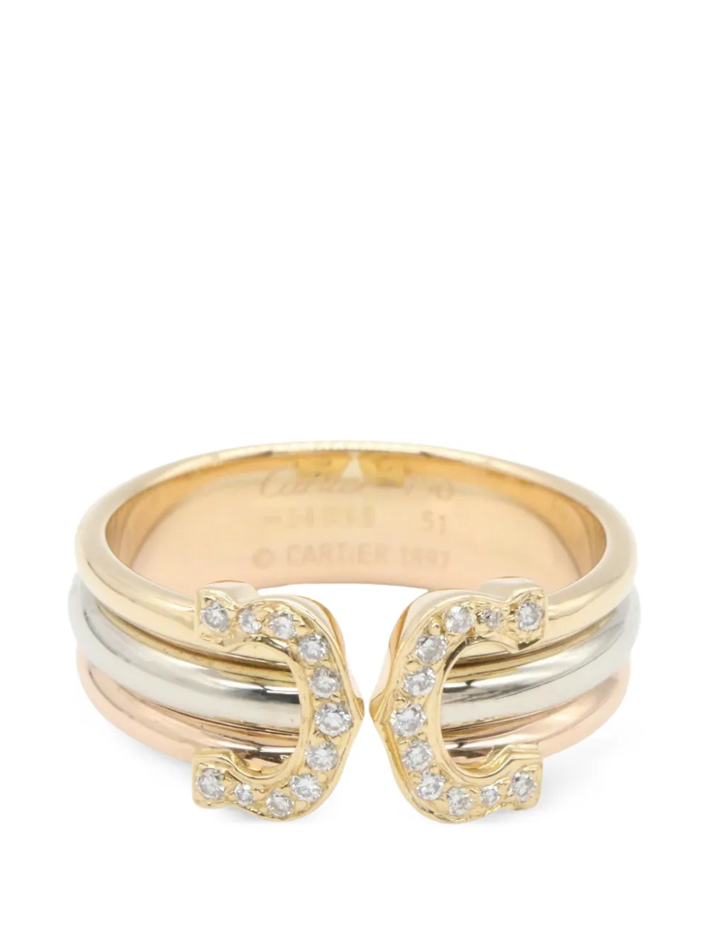 Cartier 2010s 2C diamond ring - Oro