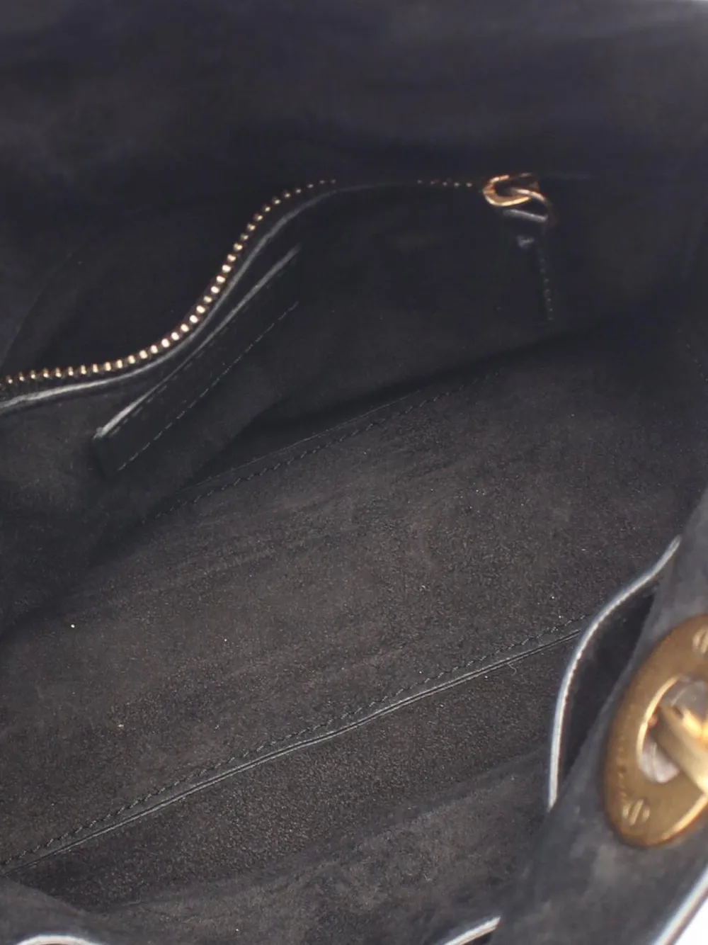 Dior Pre-owned Small 2010s Lady Dior Cannage Handbag in Black, view 3
