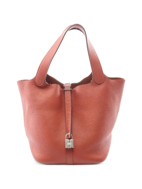 Hermès Pre-Owned PM Picotin Lock tote i clemence-læder fra 2014