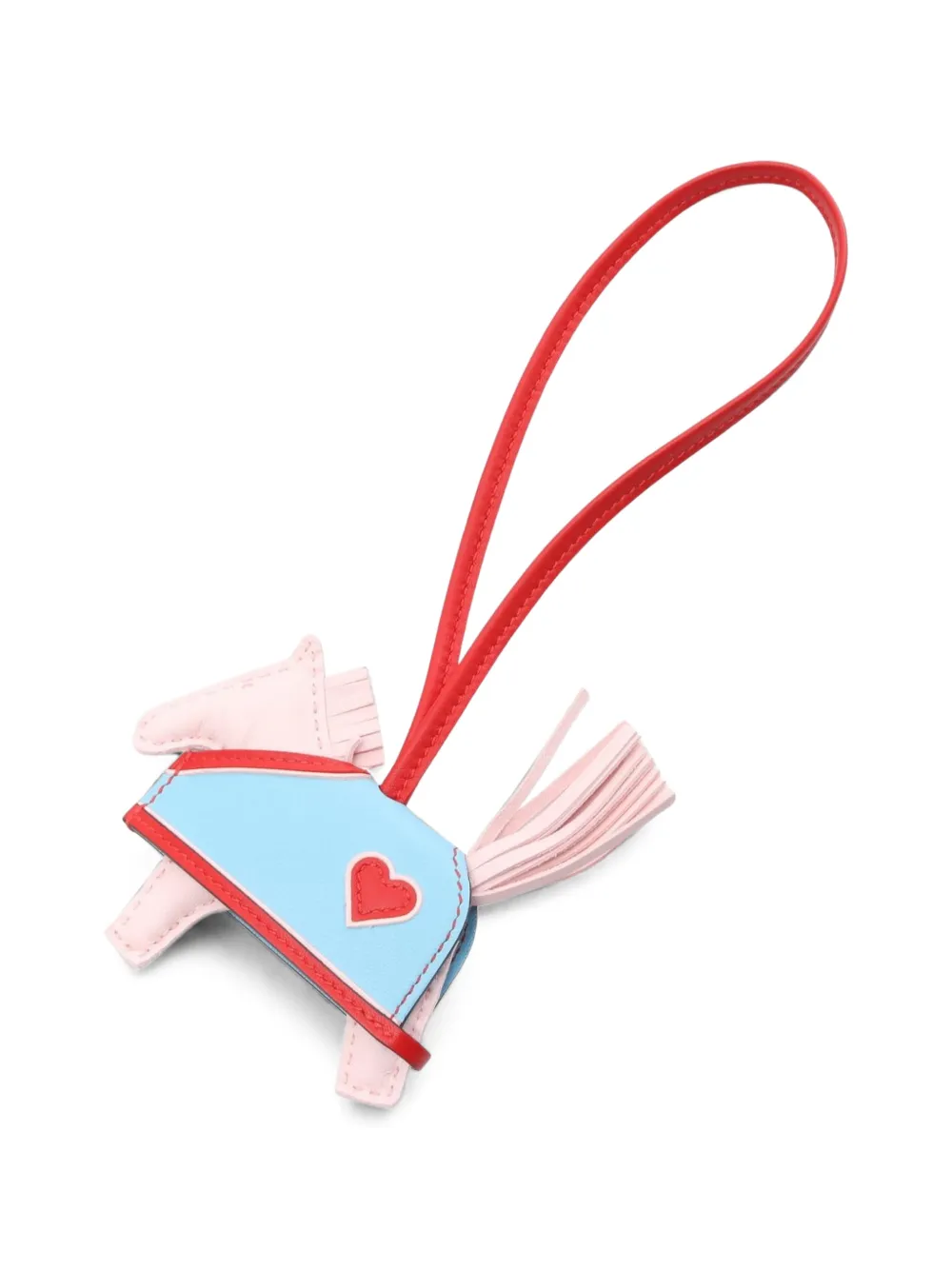 Hermès Pre-Owned 2020s PM Rodeo Cœur bag charm - Blau
