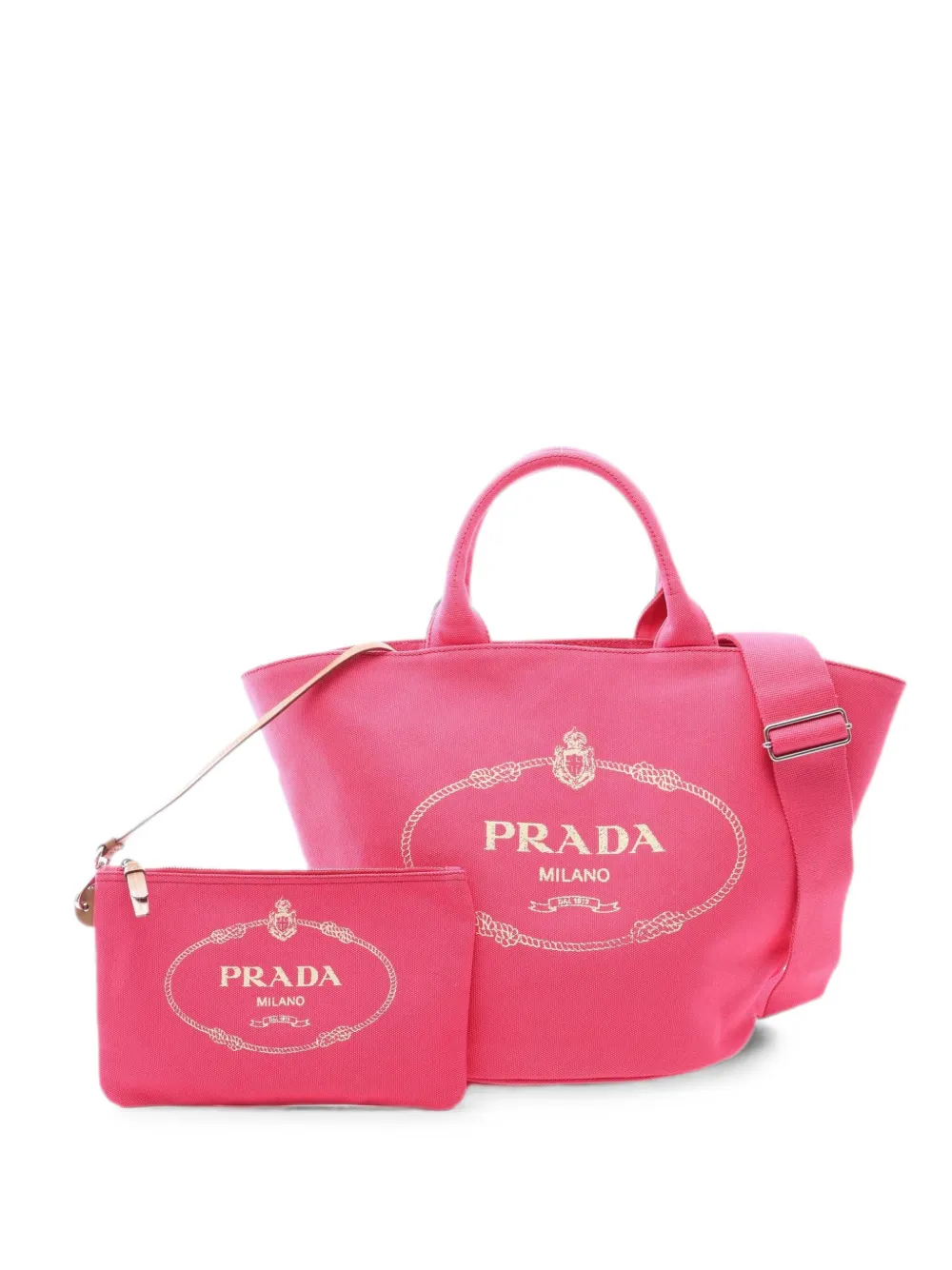 Prada Pre-Owned 2010s Canapa logo tote bag - Pink