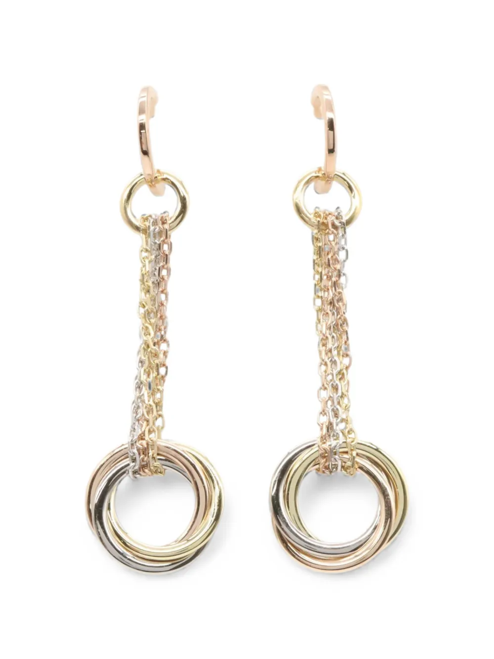 Cartier 2010s Trinity chain earrings - Rosa