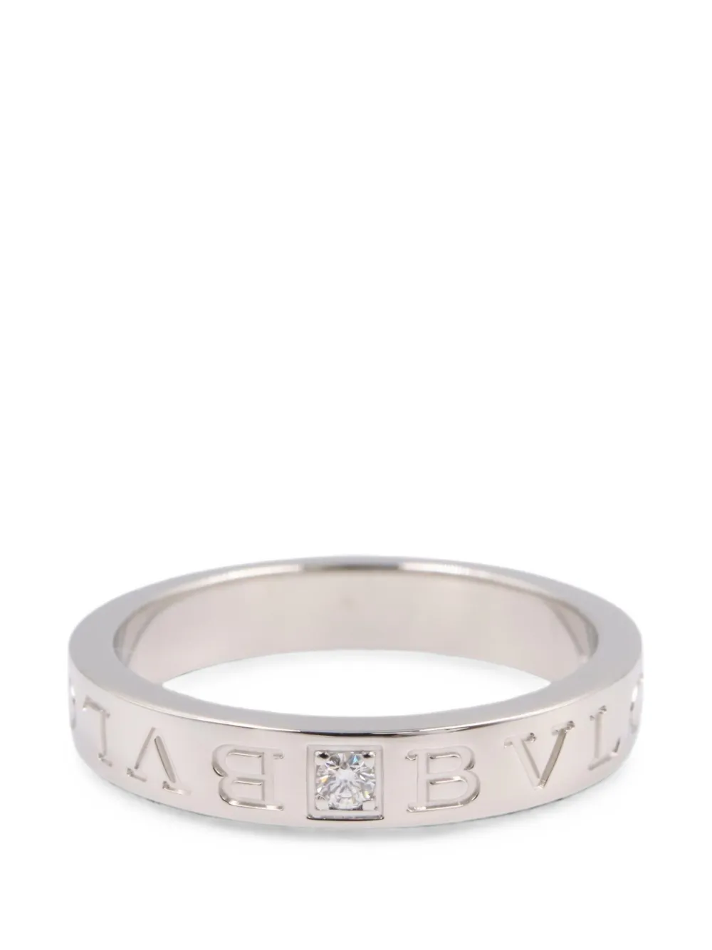 Bvlgari Pre-Owned 2010s B.zero1 Ring mit Diamant - Silber