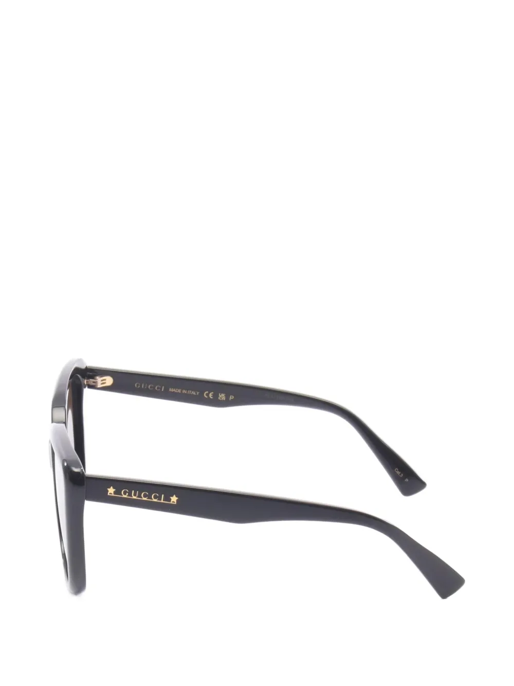 Gucci Pre-owned 2020s Square Sunglasses in Black, view 3