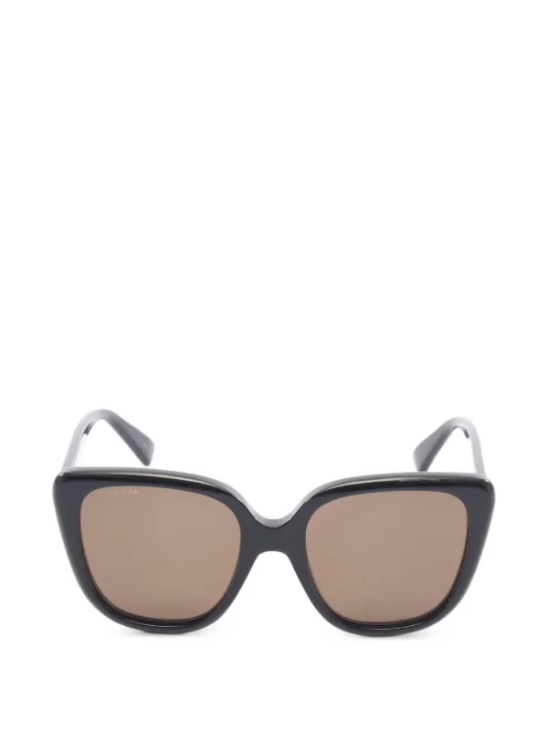 Gucci Pre-owned 2020s Square Sunglasses in Black