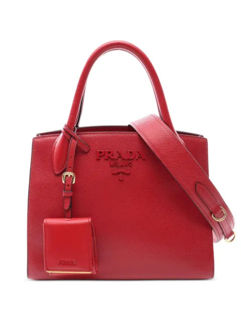 Prada Pre-Owned sac à main en cuir Saffiano (années 2010)