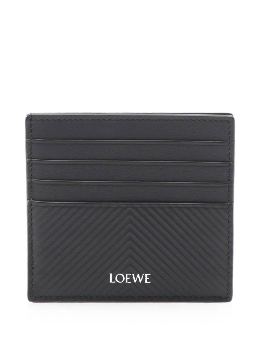 Loewe Pre-Owned 2020s textured card holder - Nero