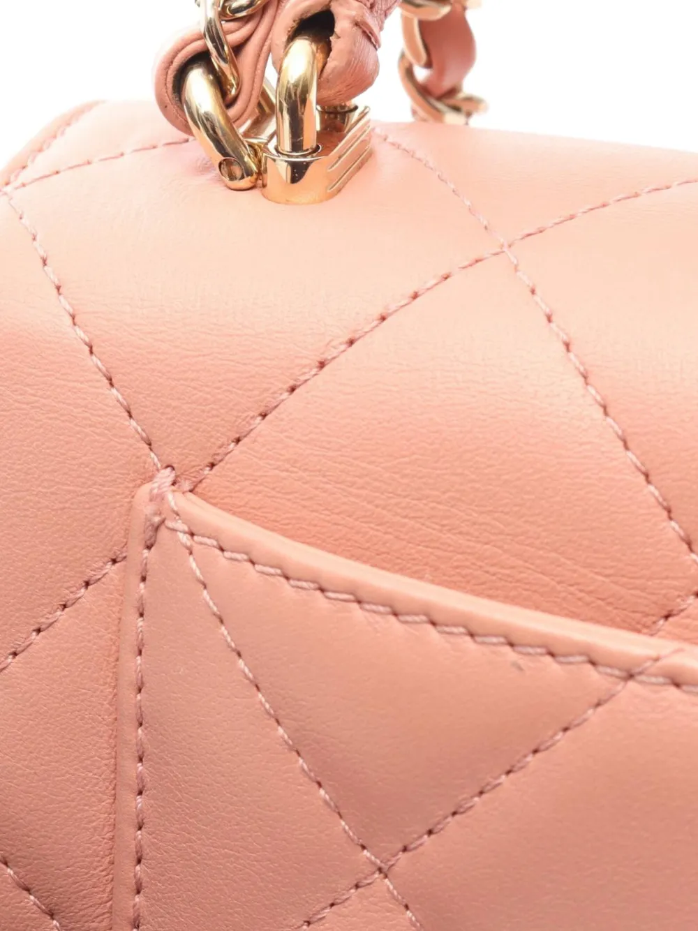 CHANEL Pre-Owned Matelassé leren shopper Roze