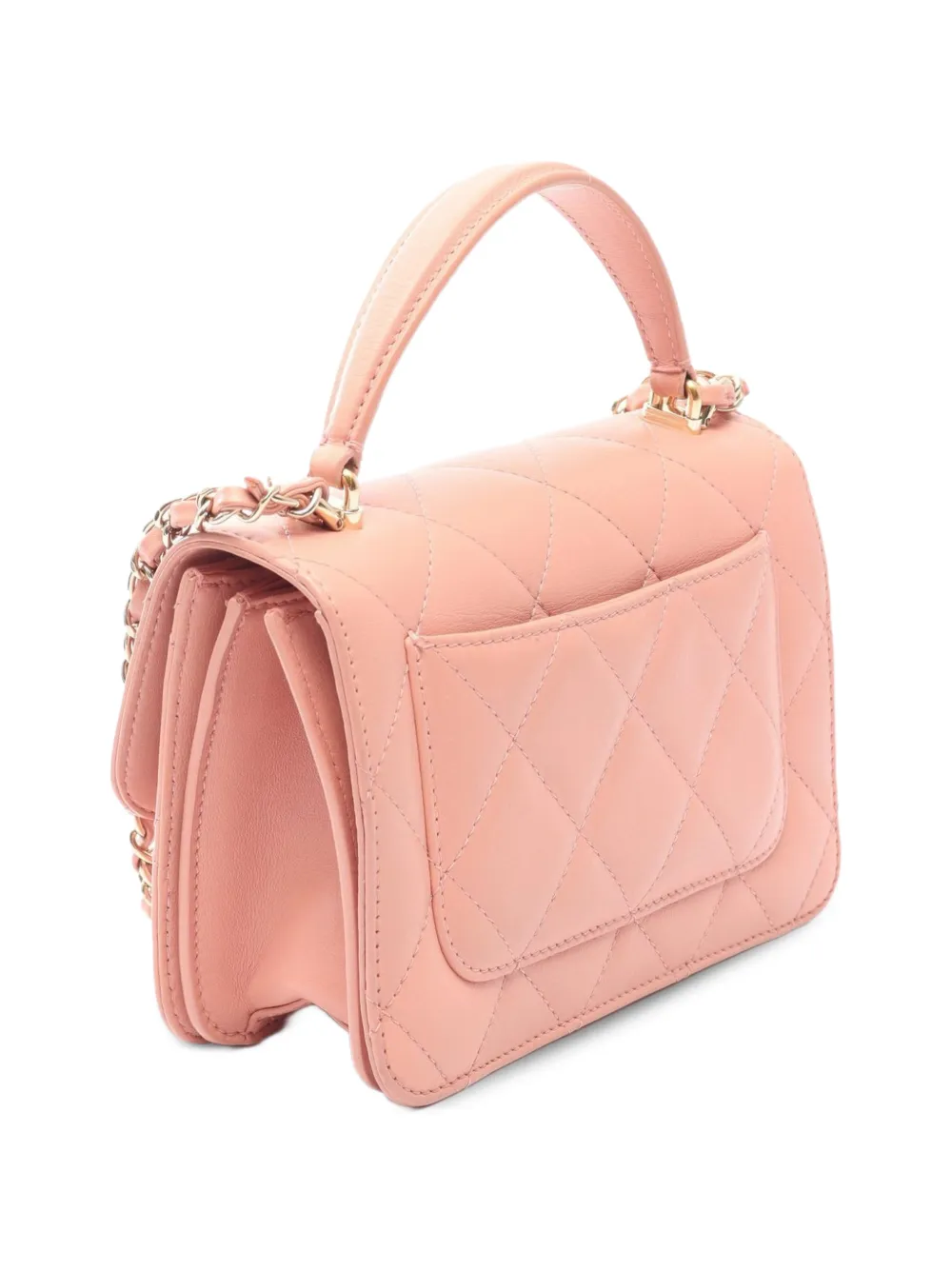 CHANEL Pre-Owned Matelassé leren shopper Roze