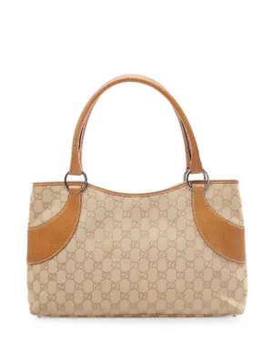 GUCCI トートバッグ GGキャンバス チャーミー ブラウン Gucci Pre-Owned 2000-2015 GGキャンバス チャーミー トートバッグ