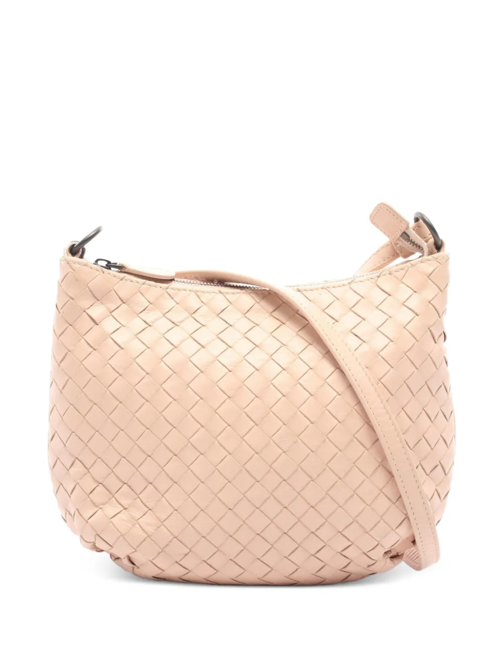 Bottega Veneta Pre-Owned 2000s intrecciato shoulder bag - Pink