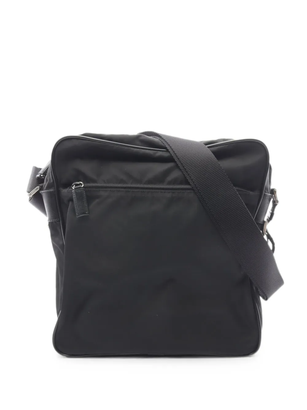 Prada Pre-Owned 2000 Schultertasche mit Triangel-Logo - Schwarz