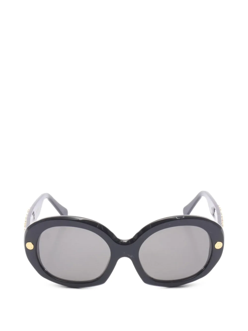 Louis Vuitton Pre-Owned 2010s La Piscine studded sunglasses - Schwarz