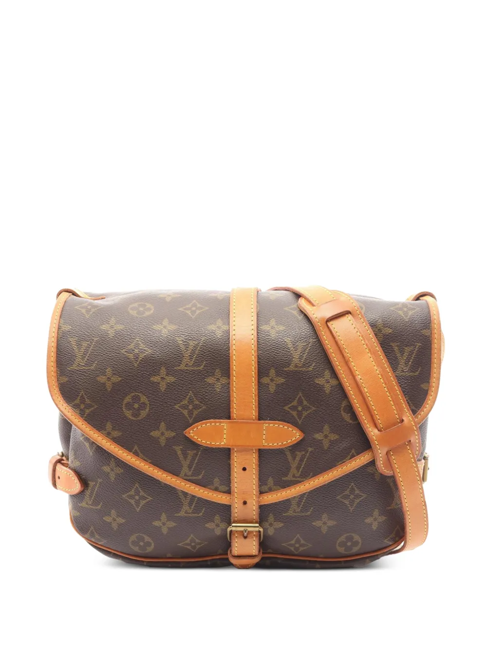 Louis Vuitton Pre-Owned Borsa a spalla Saumur 30 Monogram 1992 - Marrone
