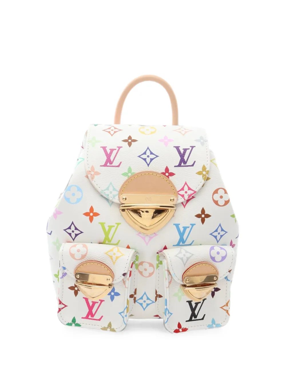 Louis Vuitton Pre-Owned 2010s x Murakami Monogram Multicolor backpack - Bianco