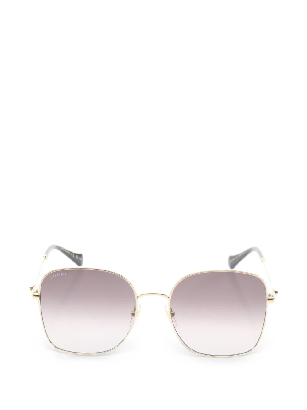 Gucci Pre-Owned 2020s square-frame sunglasses - Oro