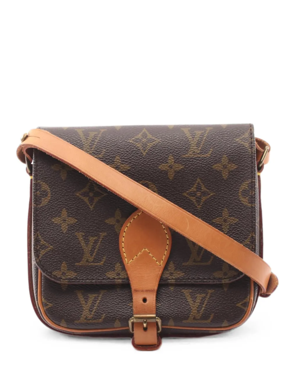 Louis Vuitton Pre-Owned 1990 Cartouchiere PM Monogram shoulder bag - Marrone