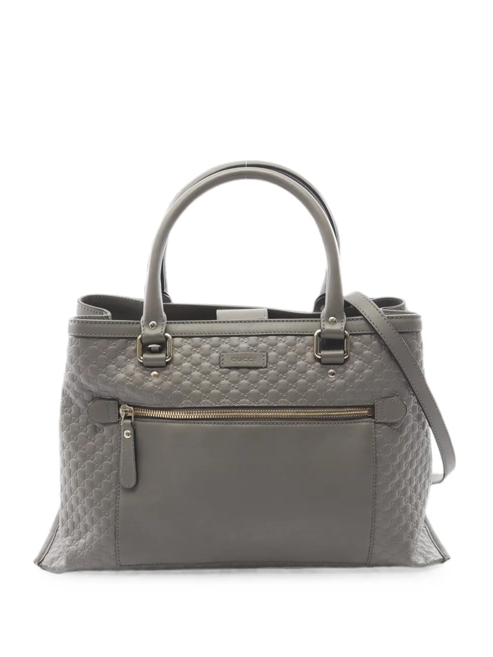 Gucci Pre-Owned 2000s micro leather tote bag - Grigio
